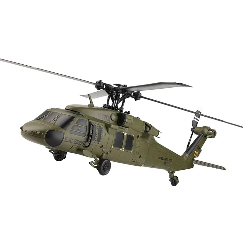 Amazon.com: XK K170 Black Hawkk UH-60L RC Helicopter with 6